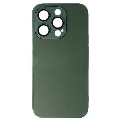 Husa iPhone 15 Pro, Frosted Glass, Verde
